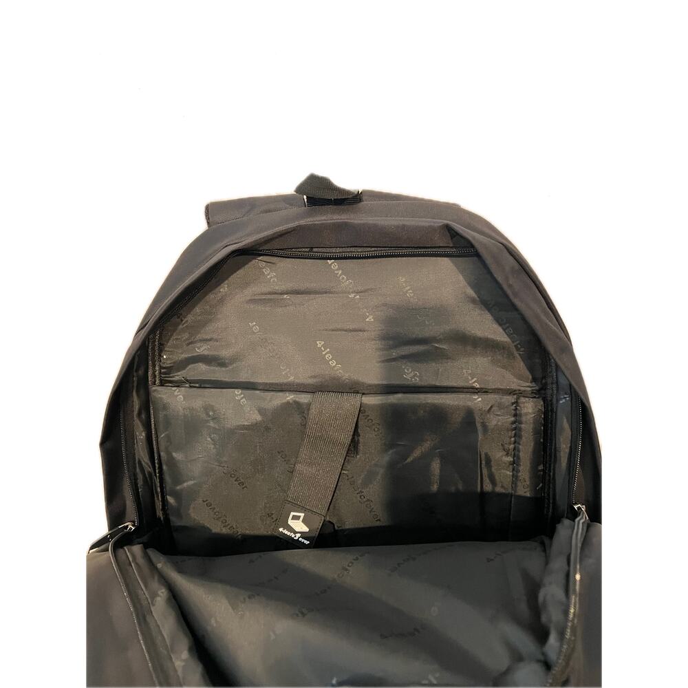 4-Leafclover Padded Computer Backpack Black - Picture 6 of 6